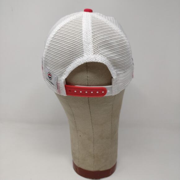 CountryMark Co-Alliance Mesh Back Snapback Hat Black White Embroidered Logo OSFA - Picture 8 of 12